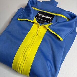 Bethesda Fallout Vault 111 Track Jacket Polyester Cotton Full Zip Gamer‎ Cosplay